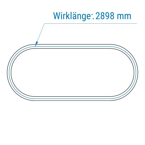 Doppelkeilriemen AA 112 - 13 X 10 Mm, LW 2881 Mm, 6-Kant