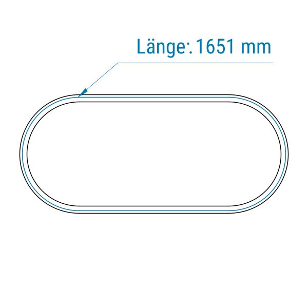 Produktbild von 4er-Set Poly-V Keilrippenriemen PJ 1651 – Wirklänge 1651 Mm, Neopren/Polyester Für Kraftschlüssige Übertragung