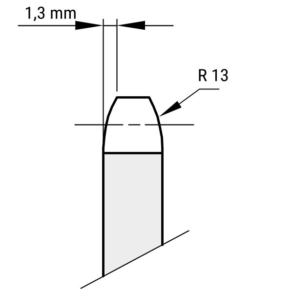 Produktbild von Kettenrad Mit Einseitiger Nabe ISO 08B-1 – 20 Zähne, Bohrung H7 22mm, Nut & Gewinde, Gefräst & Induktiv Gehärtet