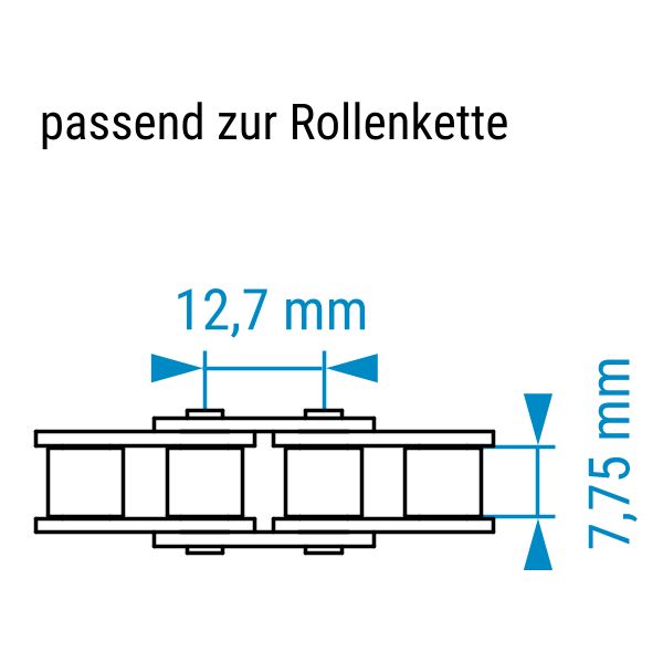 Profession elles Stahl kettenrad Industrielle Rollenketten-Kettenrad schraube fü
