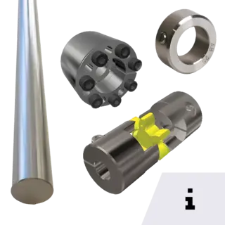 Wellen und Befestigungen