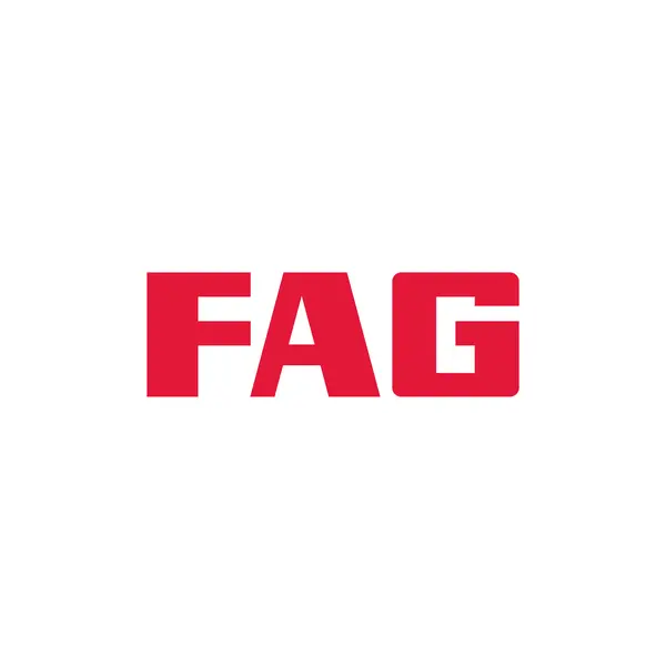 Rotes "FAG"-Logo auf weißem Hintergrund.