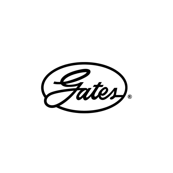 Schwarzes Gates-Logo in kursiver Schrift auf weißem Hintergrund.