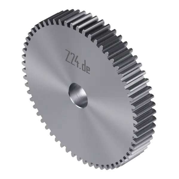 Edelstahl-Zahnrad Modul 1 - 110 Zähne, ohne Nabe (Nr. 431018) · Z24.de