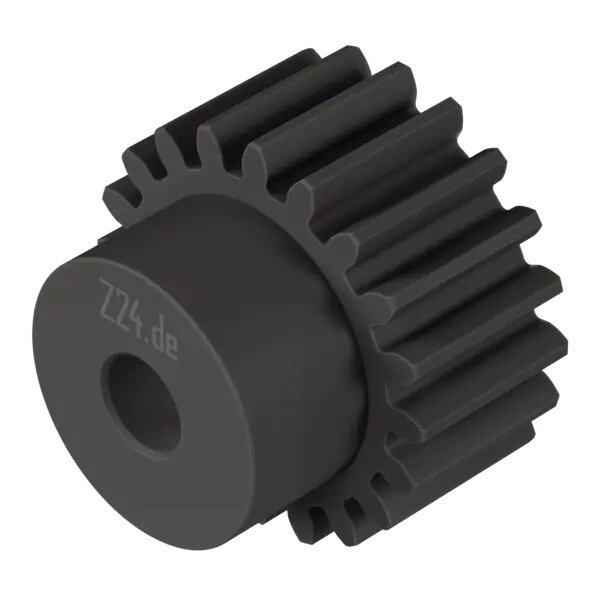 Kunststoff-Zahnrad Modul 2 - 34 Zähne, mit Nabe (Nr. 422625) · Z24.de