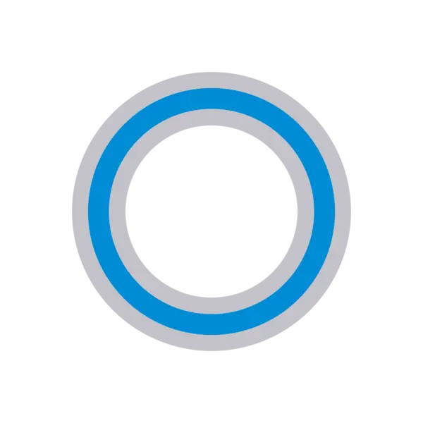 Symbolgrafik eines Rings mit zwei farbigen Kreislinien – steht für ein werksseitig vormontiertes Lager mit beidseitigen Dichtungen.