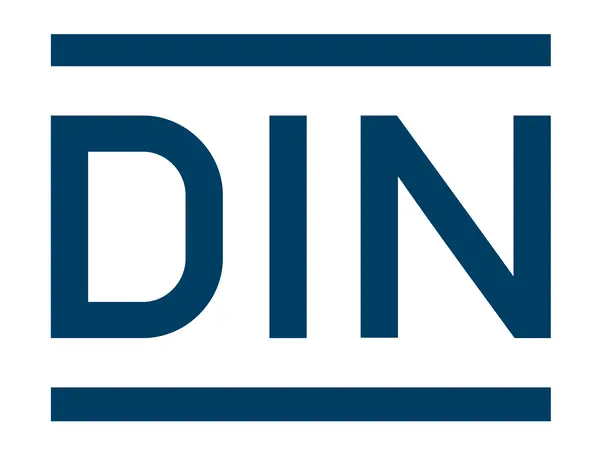 Ein Logo der DIN-Norm